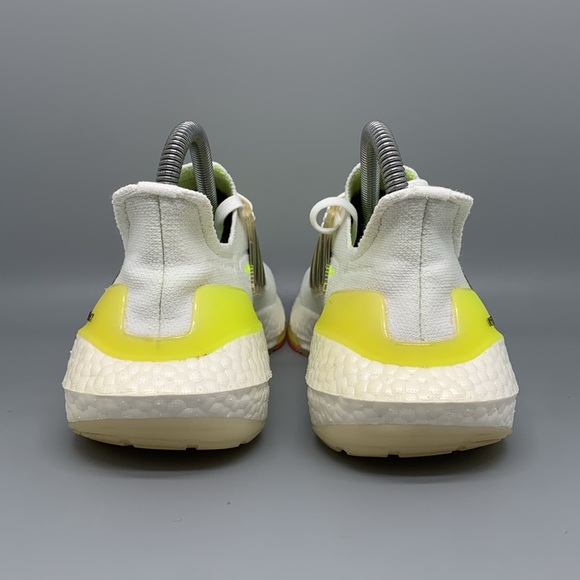 Adidas UltraBoost 21 White Solar Yellow FY0377 Men’s Sz US 4 / Women's Sz‎ 5 - Picture 3 of 10